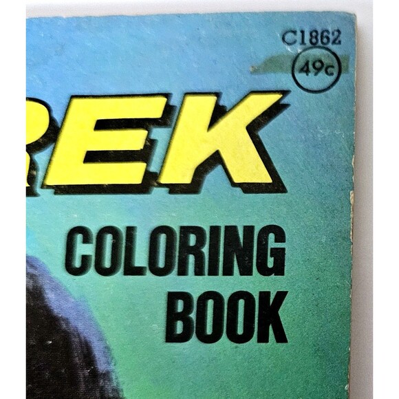 STAR TREK Coloring Book USA 49 Cent 1975 Unused Complete VGC! - Picture 3 of 7